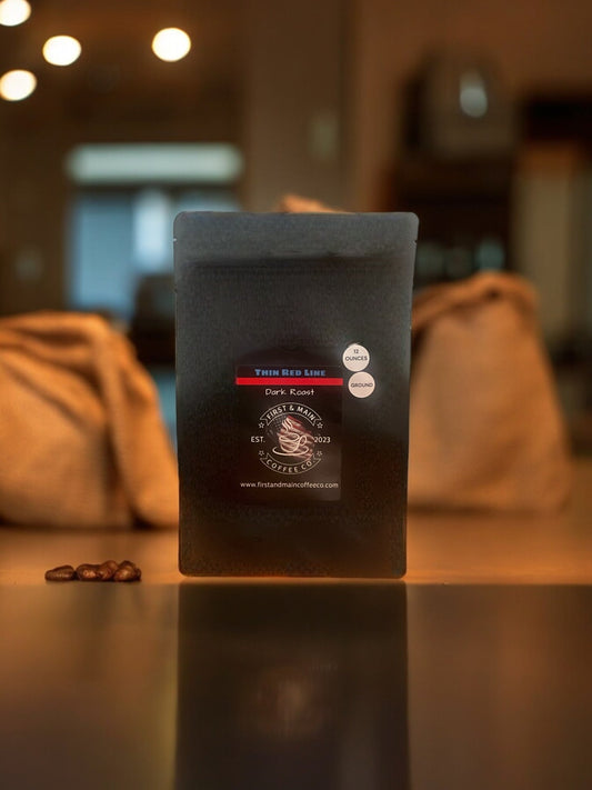 Thin Red Line - Dark Roast Coffee - First & Main Coffee Co.