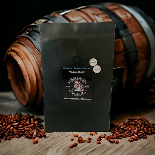 Whiskey Tango Foxtrot - Medium Roast Coffee - First & Main Coffee Co.